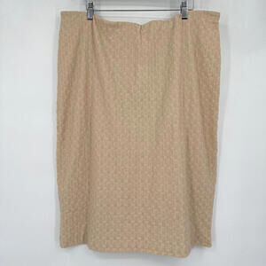 Women's A New Day New with Tags Textured Knit Tan Skirt XL Extra Large